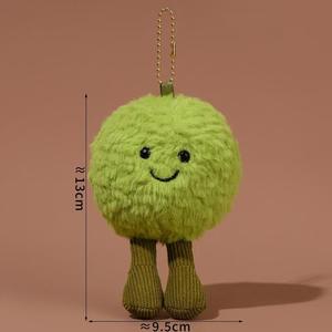 Llavero de Peluche de Algodón PP de Grado Alimenticio JC (Diseño Británico) con Elementos de Vegetales, Alimentos <span class=keywords><strong>y</strong></span> Frutas, Juguete de Peluche, Muñeco Reconfortante para Regalo - Product Image 6