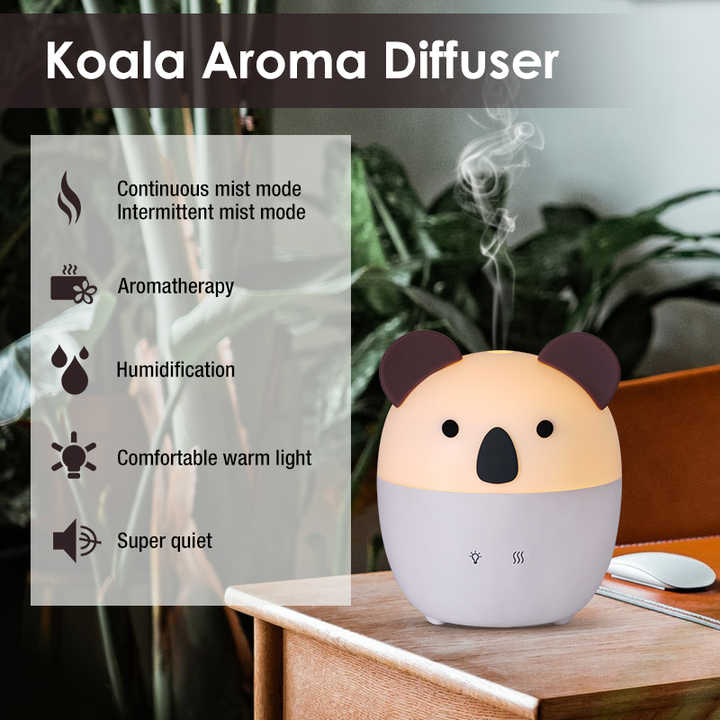 Small Air Diffuser Humidifier Portable Electric Essence Small Essential Oil Aroma Diffuser Home or Car Perfume Diffuser