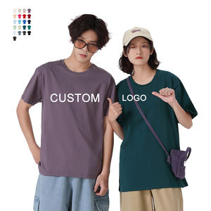 Custom 100% Combed Cotton T-Shirts Men Plus Size High Quality 240GSM Tshirt Printed Logo Graphic Knitted Digital Print T shirt - Product Image 1
