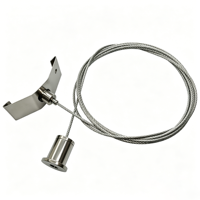 Kit de pince à câble suspendu pour lampe LED du fournisseur professionnel comprenant une suspension pour panneau lumineux LED et des clips de câble