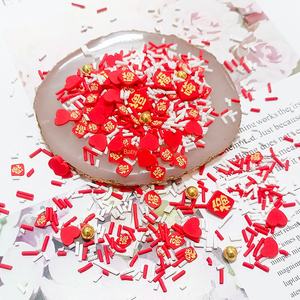 Jeu d'argile <span class=keywords><strong>miniature</strong></span> créatif et assorti de 5mm Accessoires décoratifs pour bricolage Poterie douce Crème d'art des ongles en tranches Colle Crème Colle assortie - Product Image 5