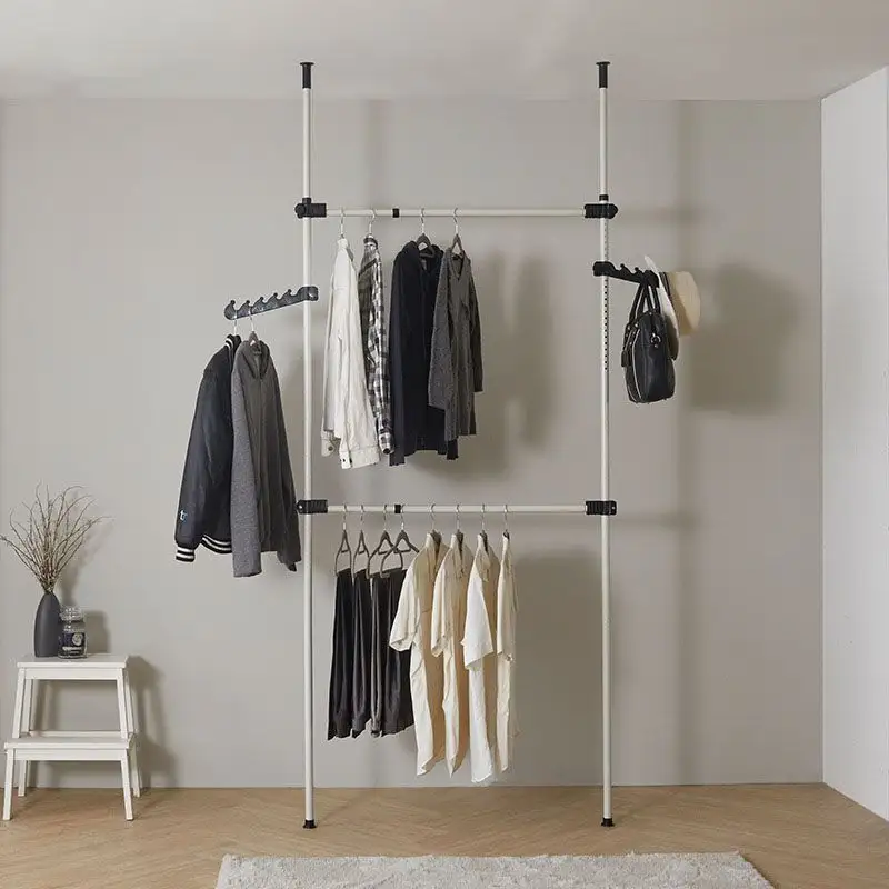 Koreaanse Goedkope Kleding Opslag Staande Kleerhanger Staande Hanger Kapstok