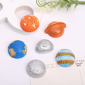Yiwu Wintop Offre Spéciale Espace Univers Série Terre Météorites Conception Dos Plat Résine Cabochon Charmes - Product Image 1