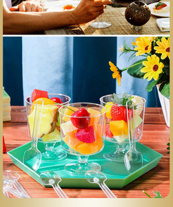 5oz 150ml dùng một lần rõ ràng PS ly đơn tường thiết kế ly nhựa cho nước khoáng đồ ăn nhẹ trà Mousse Kem sữa chua thạch - Product Image 3