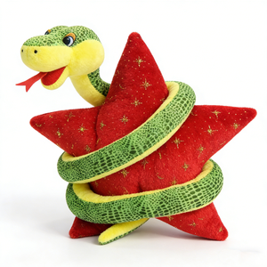 Peluche de serpiente personalizado, peluche de serpiente adorable, peluche de reptil, peluche de serpiente suave - Product Image 2
