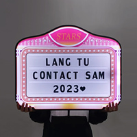 Tableau de messages personnalisé bouteille Présentateur LED pour boîte de nuit