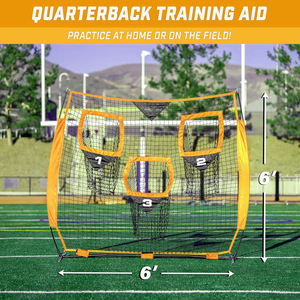 Filet d'entraînement de football 3 trous de haute qualité, portable pour jardin et terrain, filet de cible de football robuste pour les exercices de tir - Product Image 2