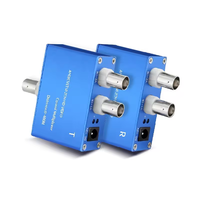 Multiplexor de Video Pasivo 2 en 1, Transmisor BNC a Par Trenzado UTP para Monitor CCTV AHD/TVI/CVI/CVBS 1080P, Alcance de 400M