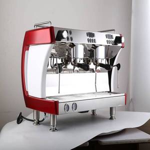 Machine à expresso commerciale Gmiley 850x565mm, machine à café italienne semi-automatique à double tête 3201 - Product Image 4