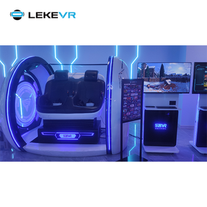 Simulateur de cinéma LEKE VR à <span class=keywords><strong>2</strong></span> places, machine de réalité virtuelle, centre de jeux de réalité virtuelle, simulateur de chaise à œufs en mouvement 9D VR - Product Image 5