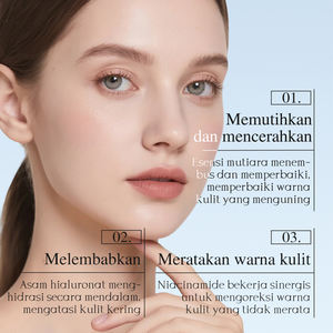 Mascarilla Facial Blanqueadora KORMESIC con Certificación Bpom, 25 ml, Iluminadora, Hidratante y Reparadora, Mascarilla Facial Blanqueadora de Perla Blanca - Product Image 3