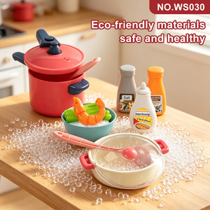 Set <span class=keywords><strong>Giocattolo</strong></span> Cucina in Miniatura Personalizzato per Bambine, Gioco di Ruolo con Pentole e Verdure Tagliabili - Product Image 6