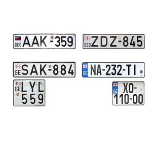 คุณภาพของรัฐบาลการเสนอราคาป้ายทะเบียนแบบกำหนดเองแผ่นป้ายทะเบียนแบบระเหิดแผ่นเปล่าของจอร์เจีย - Product Image 2