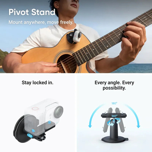 360 GO 울트라 스포츠 카메라 작은 핸즈프리 4K 우수한 저조도 경량 휴대용 마운트 어디서나 CMOS 녹음 - Product Image 6