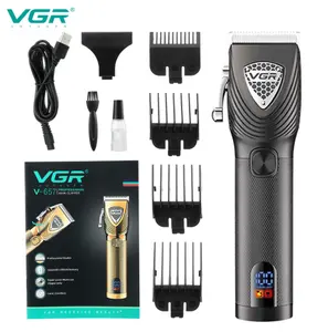 Vgr Chuyên Nghiệp Điện Tóc Clipper V-657 Clippers Barber Tóc Chuyên Nghiệp Với Màn Hình Led