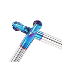 Offre Spéciale Jinchuan Fraise à queue sphérique CNC HRC65 de haute qualité, 2 dents, en carbure revêtu AlTiN, 10 pièces, ODM/OEM, Garantie 3 ans