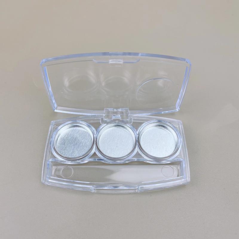 Caja transparente + bandeja de aluminio