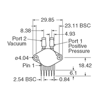 Sensor de presión MPX5010DP, componentes electrónicos, circuito integrado, Chips IC, MPX5010DP