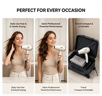 Sèche-cheveux professionnel à moteur AC 2400W, faible bruit, séchage rapide, pour salon, hôtel, extérieur, haute puissance, vente chaude