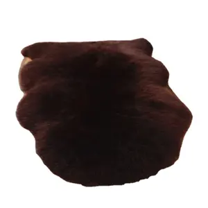 Plush Sheepskin Style Throw Rug Faux Fur Elegant Chic Style Cozy Shaggy Round Rug Floor Mat Area Rugs Home Decorator Super soft