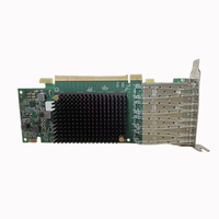 Carte HBA Fibre Channel Quad Port 32G PCIe Gen7 3 X16 LPe35004-M2 avec quatre interfaces SFP Plus indépendantes