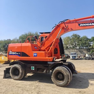 Excavadora de Ruedas Usada Doosan DH150W -7 de Alta Calidad, Maquinaria de Construcción en Stock - Product Image 5