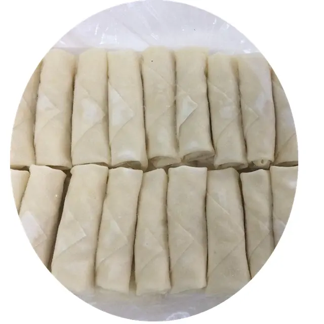 Frozen spring roll 15g/pc 40g/pc whole year IQF spring roll iqf cooked wheaten food