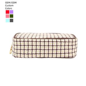 Étui de maquillage portable fermeture à glissière étanche mignon sac de rangement de voyage cosmétiques sacs pochettes - Product Image 1