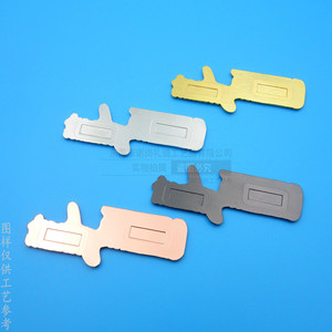 Give Me Glow Cosmetics Zinc Alloy Logo <b>Labels</b> Custom Made For <b>Packaging</b> Decoration Durable 30mm Diameter - Product Image 3