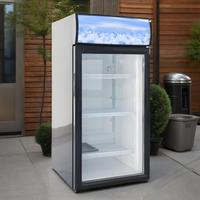 Réfrigérateur commercial de 120 litres pour affichage de boissons et de bière Réfrigérateur pour supermarché Équipement de réfrigération Vitrine