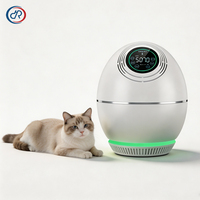 Purificador de Aire para Mascotas OEM ODM, Purificador de Aire con Iones Negativos, Ionizador de Plasma UV-C, Dispositivo de Aire de Escritorio para Habitaciones de Mascotas y Hogares con Gatos