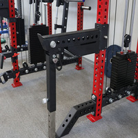 Système d'entraînement 3-en-1 ultime : Cable Crossover, Power Rack et Banc de Musculation Réglable pour Salle de Sport Commerciale
