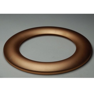 Custom CNC Milling for Machined Anodized Aluminum Round for Decorative <b>Spacer</b> for Lighting Fixtures - Product Image 3