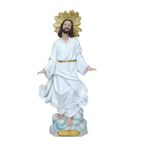 Artisanat religieux en résine la sainte famille statues catholiques cœur sacré de Jésus décoration de table à la maison ou décoration d'église - Product Image 6