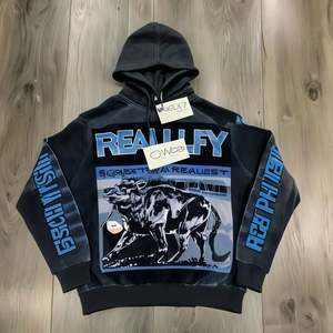 Sweat à capuche pour homme en coton 100% de haute qualité 500GSM, lavé, hiver, uni, surdimensionné, vintage, motif de dessin animé, impression numérique - Product Image 5