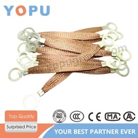 Fil de terre tressé électrique en cuivre 0.15mm AWG44, tresse en cuivre étamé Flexible de grande qualité, fil de terre tressé en cuivre