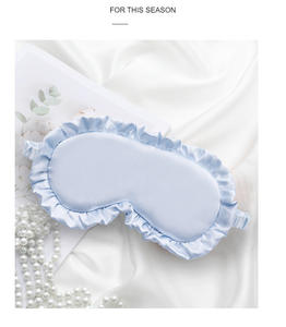 Antifaces de Seda con Volantes para Dormir, Suaves y Multicolores, para Dormir Mejor - Product Image 6