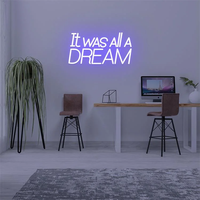 Lettre LED néon flexible personnalisée « It Was All a Dream » – Prix usine Chine en gros
