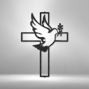 Handcrafted Metal <b>Wall</b> Cross <b>Art</b> Sculpture For Religious Home Office Or Church Rustic <b>Wall</b> Decorations From Indian Supplier - Product Image 6