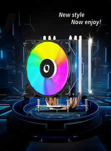 Enfriador de CPU ZeroMaster ARGB con 2 Tubos de Calor, Ventilador LED RGB, Portátil, 4 Pines, Refrigeración para Juegos de Escritorio, Cobre Silencioso, para Cajas de PC - Product Image 6