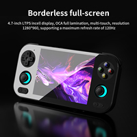 Système Android 13 Lecteur de jeu portable Anbernic RG476H OCA Lamination complète Écran tactile Jeu Arcade Support Jeux Android PS2