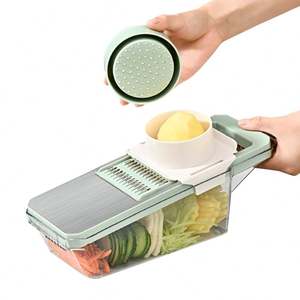 Cocina multifunción 6 en 1 máquina picadora de verduras herramientas de cocina cortador de verduras cortador de patatas picador - Product Image 3