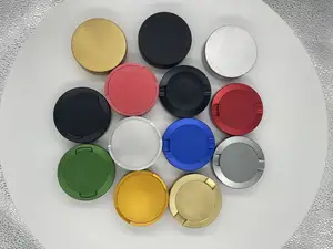 Lata snus de aluminio personalizada impermeable de metal lata de tabaco lata de rapé con varios colores y logotipo láser