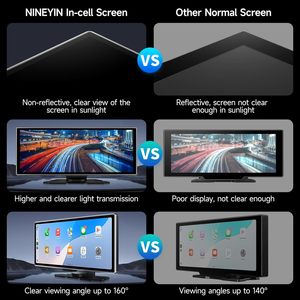 หน้าจอวิทยุติดรถยนต์แบบพกพาขนาด 11.26 นิ้ว รองรับ Carplay พร้อมก<span class=keywords><strong>ล้อ</strong></span>งบันทึกหน้ารถ 4K  พอร์ตเ<span class=keywords><strong>ช</strong></span>ื่อมต่อแบบ Type-C  หน้าจอขนาดใหญ่ ใช้ได้กับรถยนต์ 99% - Product Image 5