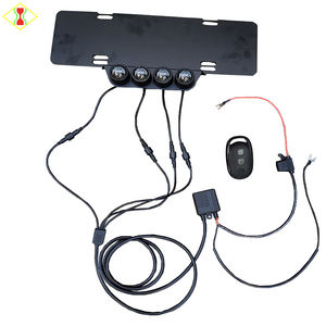 Faisceau de câblage de télécommande 140W une à quatre lumières kit de câblage d'assemblage de câble clignotant de <span class=keywords><strong>plaque</strong></span> d'immatriculation - Product Image 4
