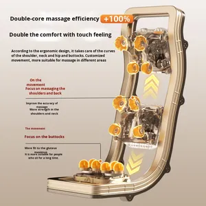 Fauteuil de massage intelligent à double moteur, rechargeable par USB, Bluetooth, commande vocale IA, entièrement automatique, pour usage domestique, corps entier et pieds, 150W intégré - Product Image 2