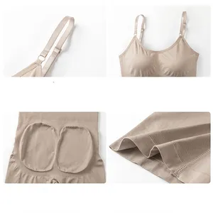 Shaplass của phụ nữ bodysuit liền mạch sliming hình dạng dây một mảnh sau sinh eo nâng hip cộng với kích thước Corset đồ lót hàng đầu