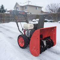 Souffleuse à neige à essence avec moteur Honda GX160 GX200, 22, 24, 26 pouces, souffleuse à neige à essence robuste pour usage commercial, allées, fermes