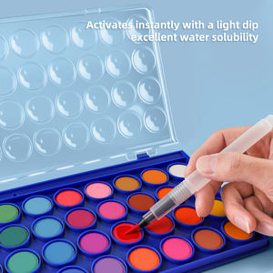 Set Cat Air Solid Ramah Lingkungan dan Tidak Beracun Xin Bowen dengan 12/16/36 Warna untuk Seni Kertas dan Perlengkapan Menggambar - Product Image 3