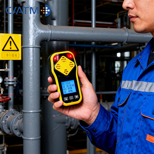 เครื่องตรวจจับก๊าซหลายชนิดแบบพกพา 4-in-1 สำหรับใช้ในอุตสาหกรรม พร้อมสัญญาณเตือนด้วยเสียง/แสง/การสั่นสะเทือน ใช้พลังงานจากแบตเตอรี่ ตรวจจับก๊าซ <span class=keywords><strong>NH3</strong></span> และก๊าซไวไฟ - Product Image 5